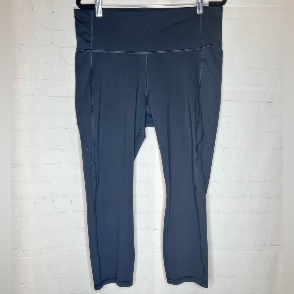 All In Motion Womens High Rise Sculpting Black Leggings With Pockets Size XXL